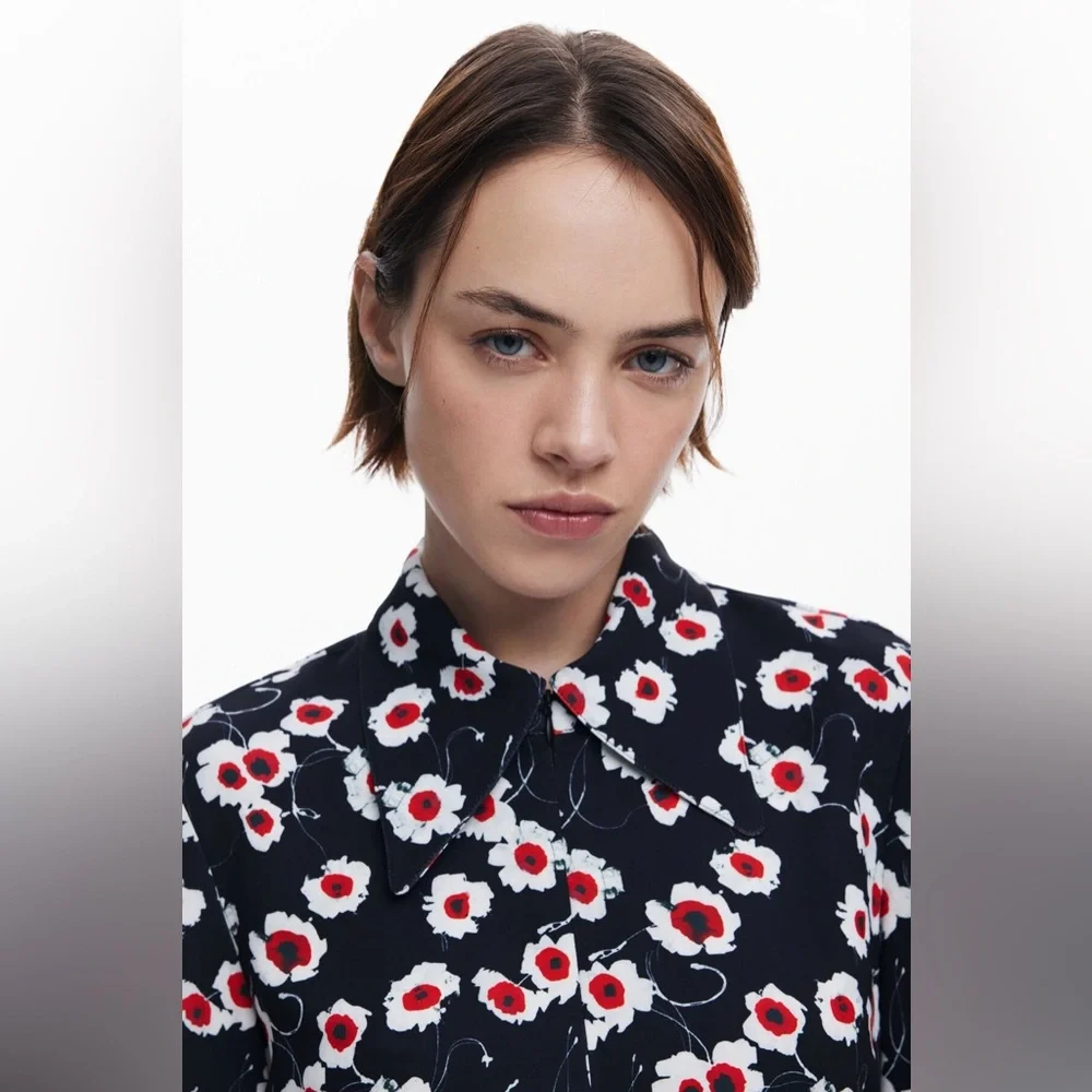 Desigual Short Floral Shirt Dress